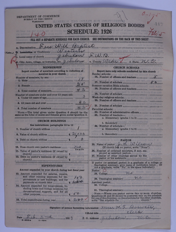 Scan of Free Will Baptists: 417