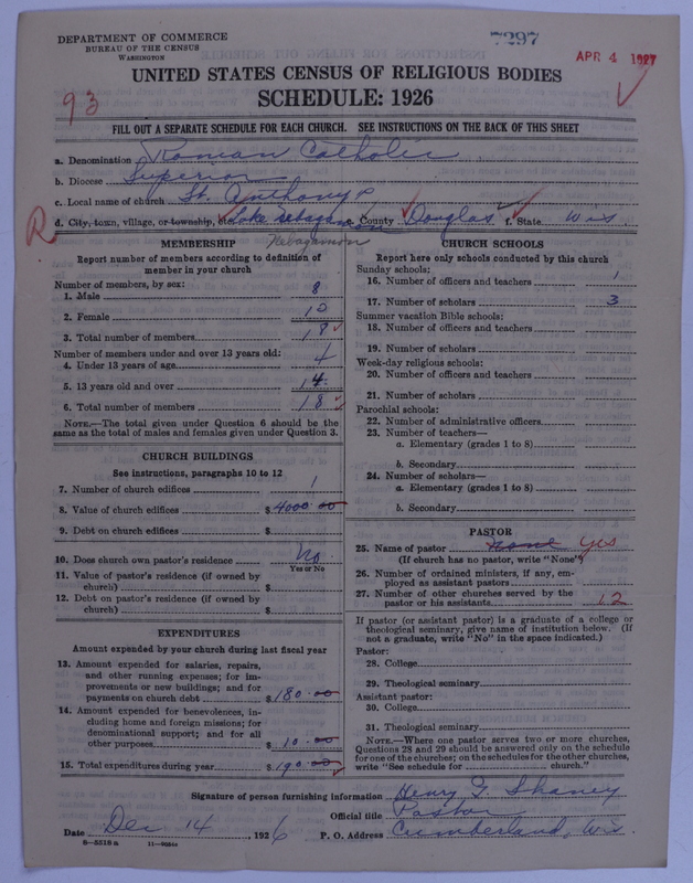 Scan of Roman Catholic Church: 7297