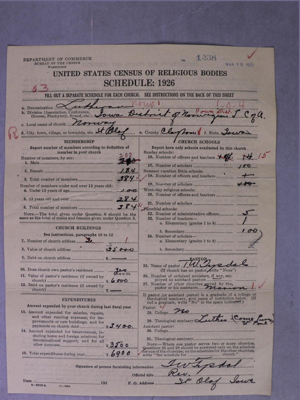 Scan of Norwegian Lutheran Church of America: 1238