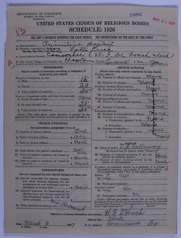 Scan of Primitive Baptists: 1082