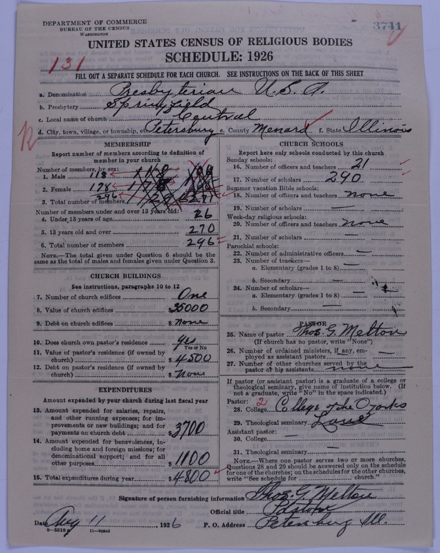 Scan of Presbyterian Church in the United States of America: 3741