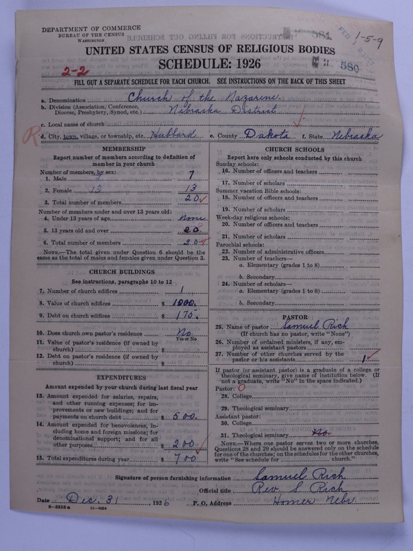 Scan of Church of the Nazarene: 580