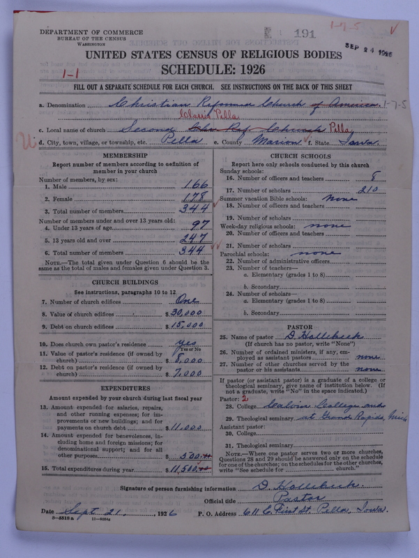Scan of Christian Reformed Church: 191