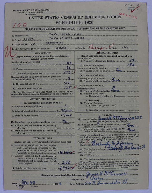 Scan of Presbyterian Church in the United States of America: 6705