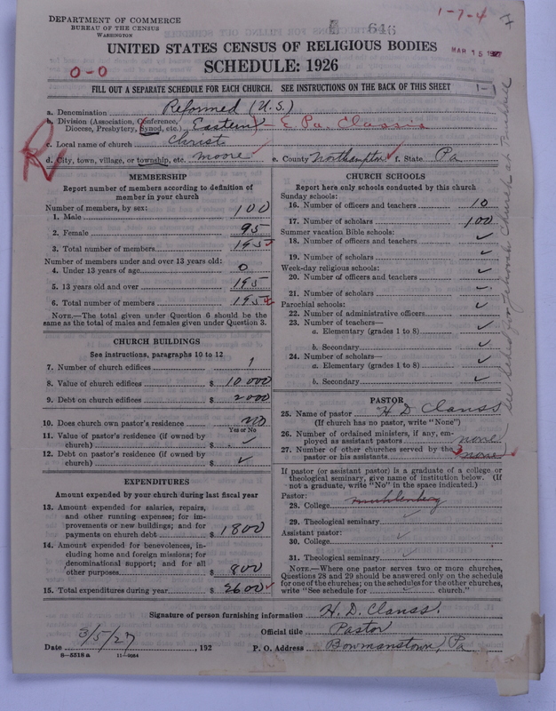 Scan of Reformed Church in the United States: 646