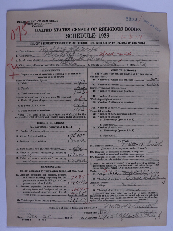 Scan of Methodist Episcopal Church: 5372