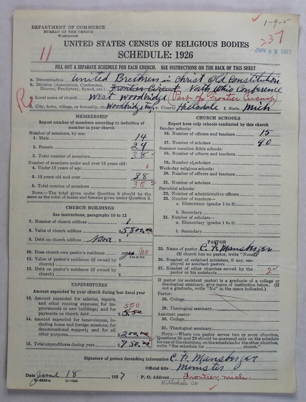 Scan of Church of the United Brethren in Christ (Old Constitution): 237