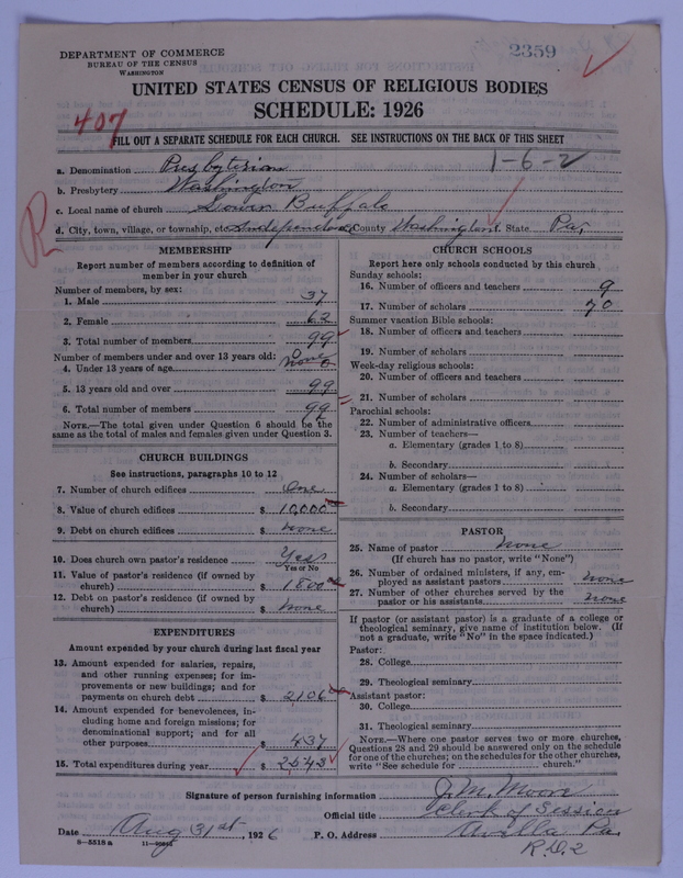 Scan of Presbyterian Church in the United States of America: 2359