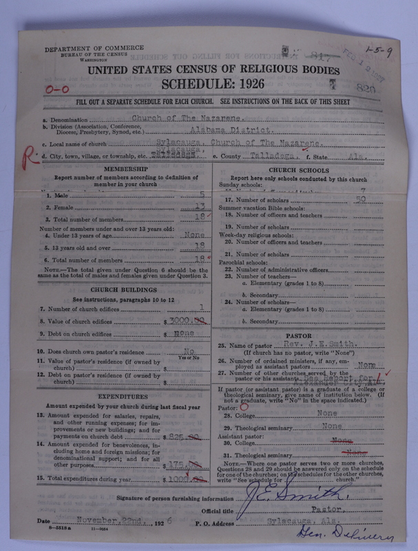 Scan of Church of the Nazarene: 820