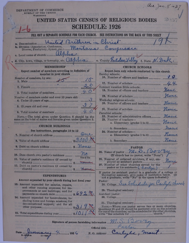 Scan of Church of the United Brethren in Christ: 2057