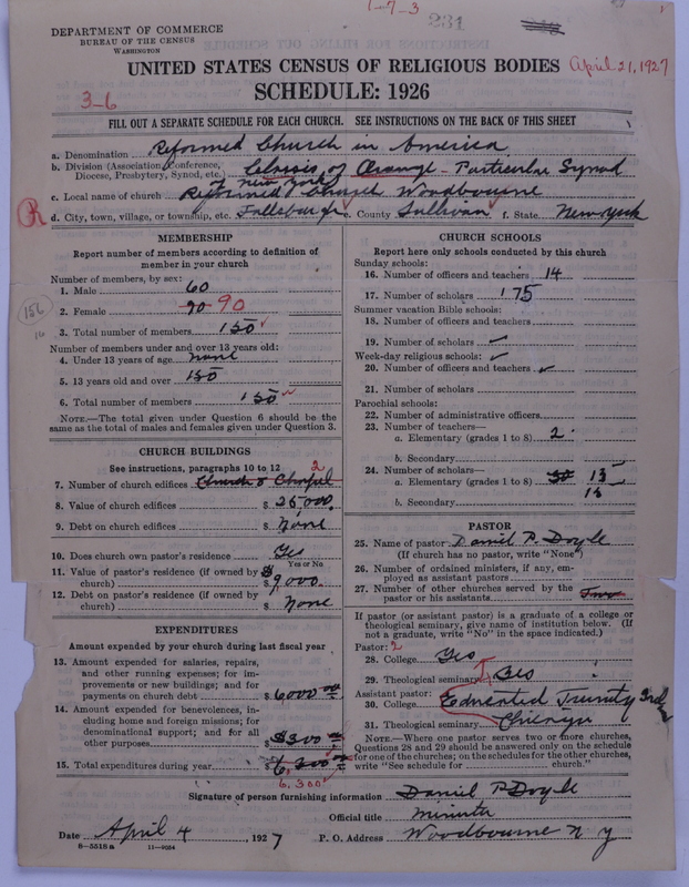 Scan of Reformed Church in America: 231