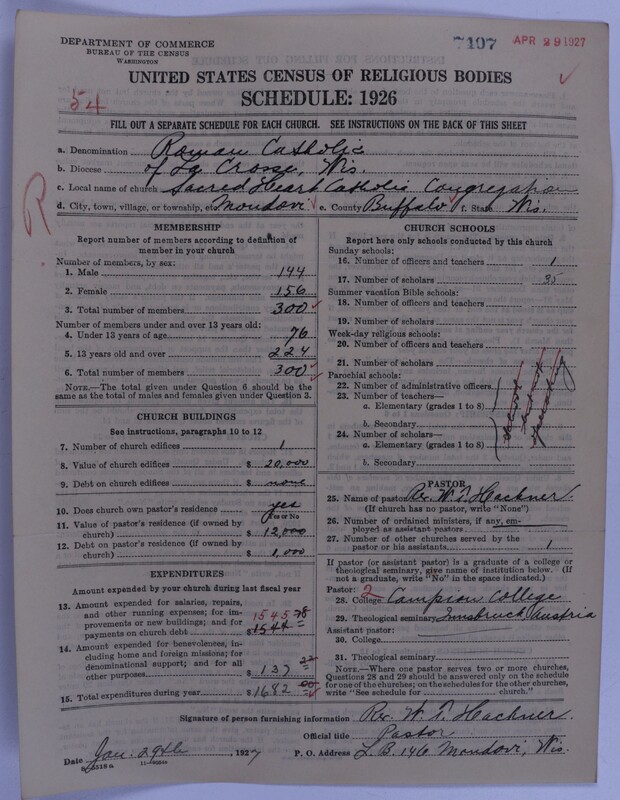 Scan of Roman Catholic Church: 7407