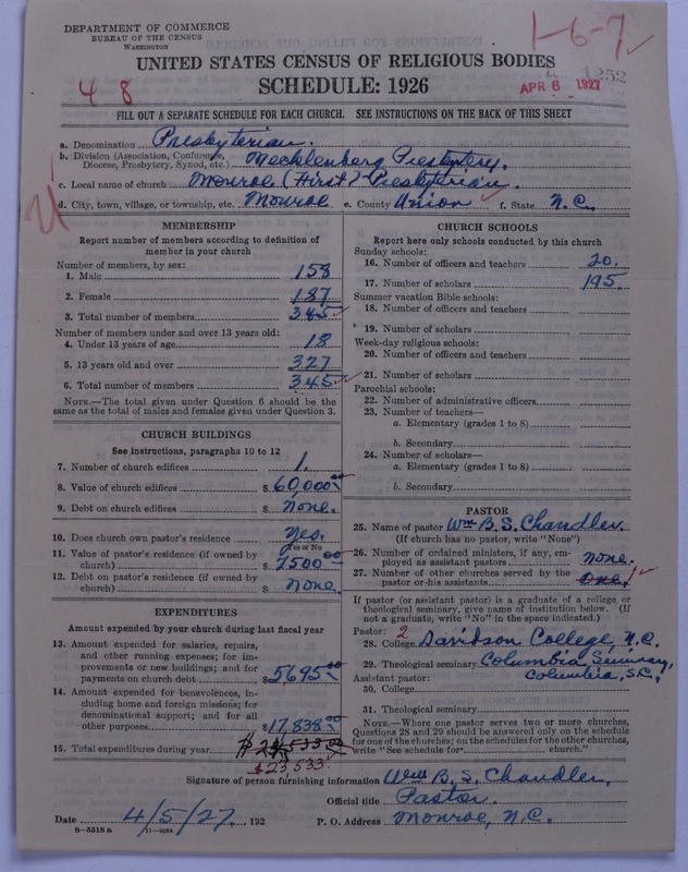 Scan of Presbyterian Church in the United States: 1252