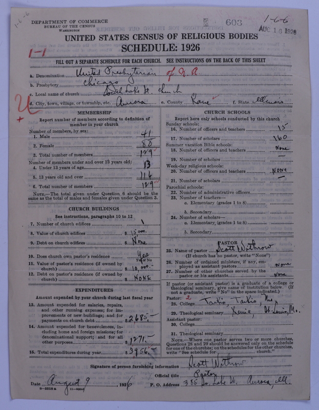 Scan of United Presbyterian Church of North America: 603