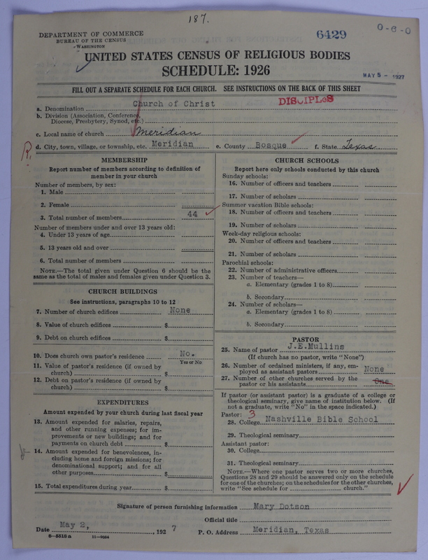 Scan of Disciples of Christ: 6428