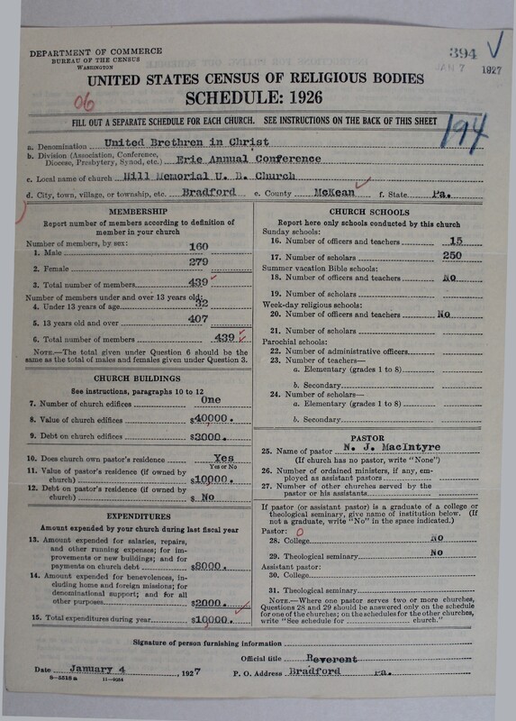 Scan of Church of the United Brethren in Christ: 394