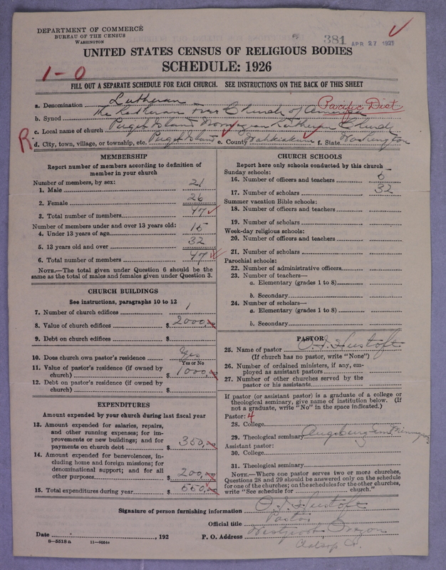 Scan of Lutheran Free Church: 381