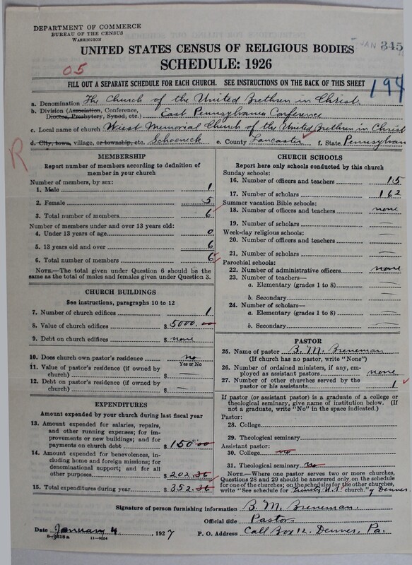 Scan of Church of the United Brethren in Christ: 345