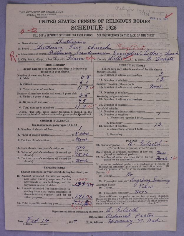 Scan of Lutheran Free Church: 318