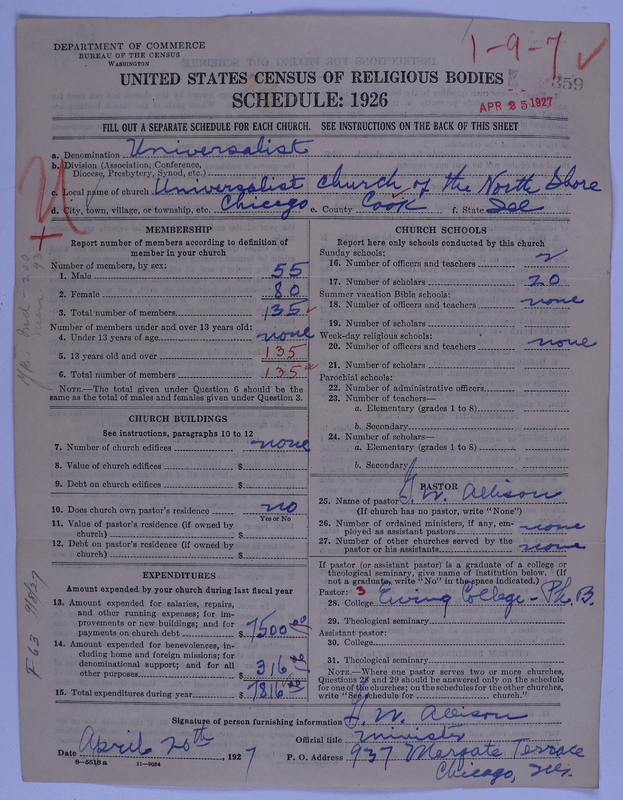 Scan of Universalist Church: 359