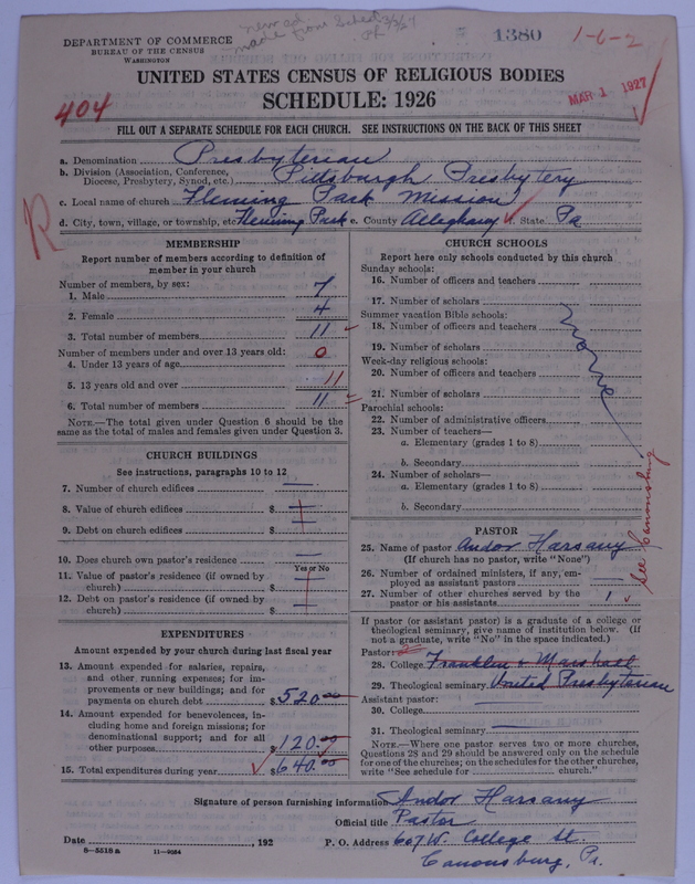 Scan of Presbyterian Church in the United States of America: 1380