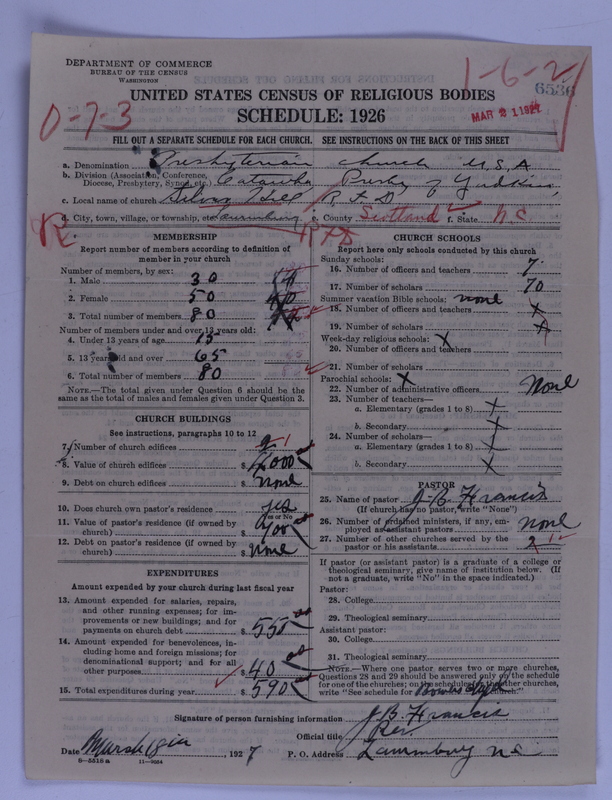 Scan of Presbyterian Church in the United States of America: 6536