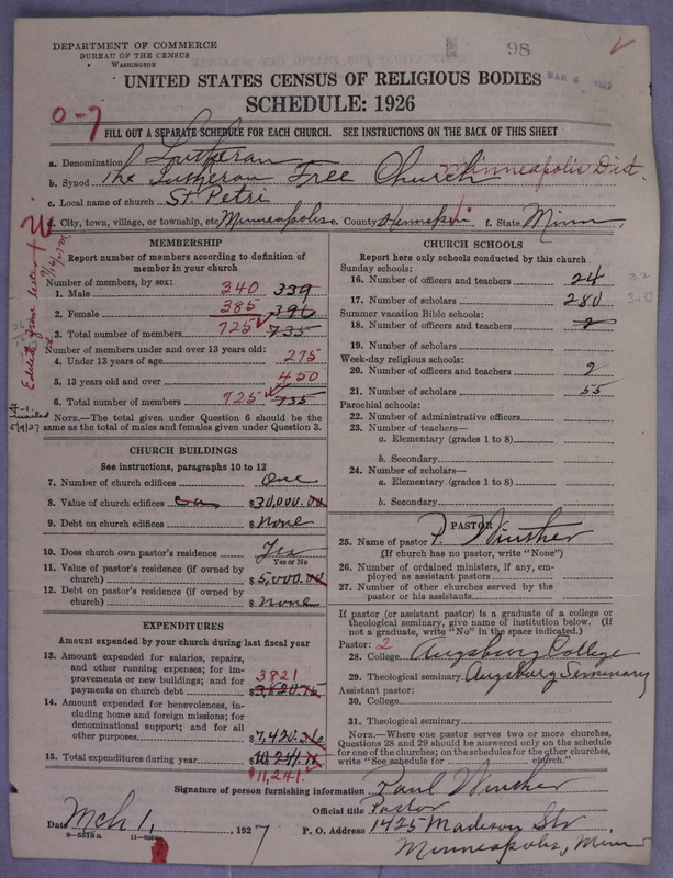 Scan of Lutheran Free Church: 98