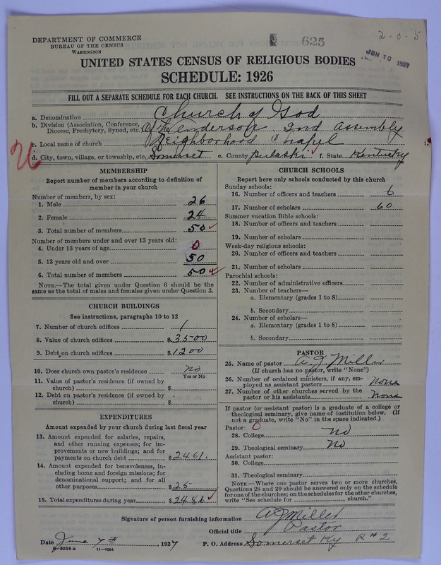 Scan of Church of God (Headquarters, Anderson, Ind.): 625