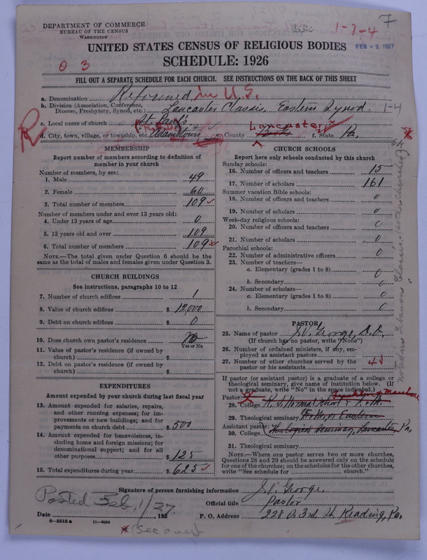 Scan of Reformed Church in the United States: 432
