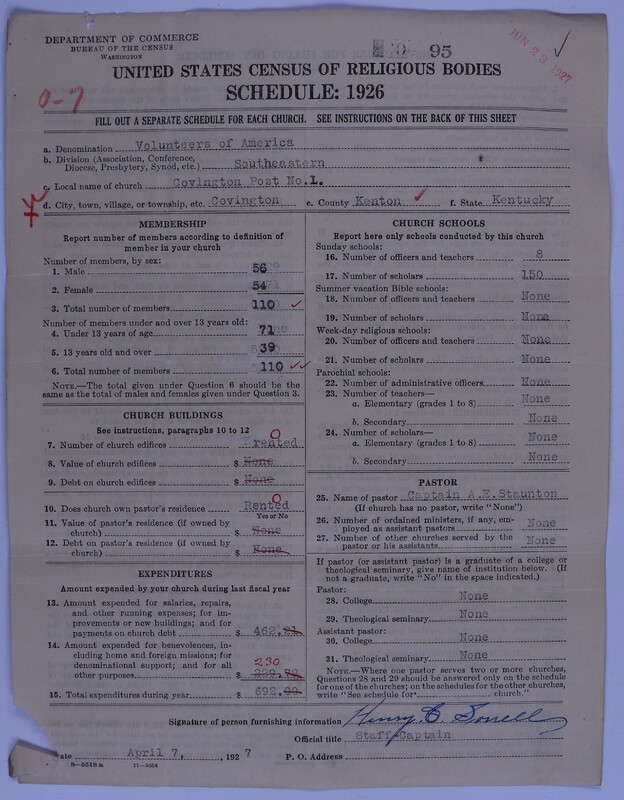 Scan of Volunteers of America: 95