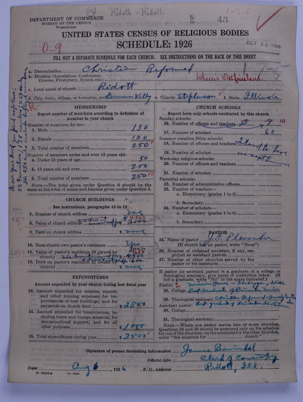 Scan of Christian Reformed Church: 43
