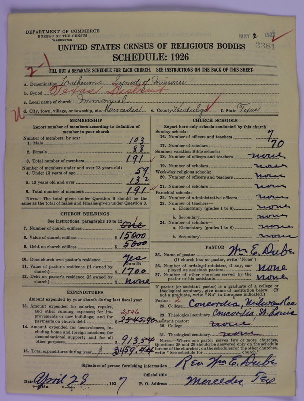 Scan of Evangelical Lutheran Synodical Conference of America: Evangelical Lutheran Synod of Missouri, Ohio, and Other States: 3381