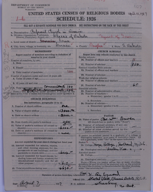 Scan of Reformed Church in America: 677