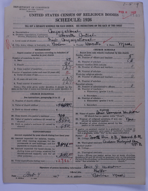 Scan of Congregational Churches: 1140