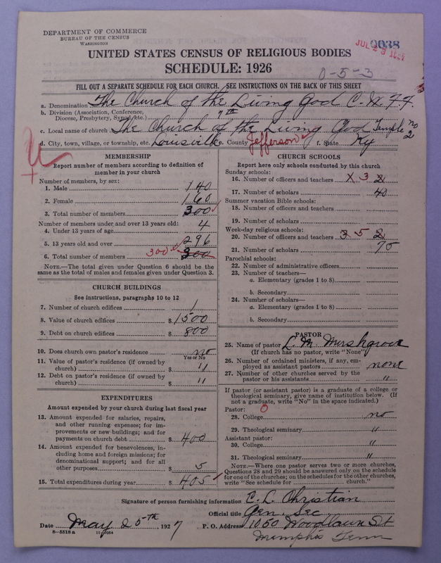 Scan of Church of the Living God, Christian Workers for Fellowship: 38