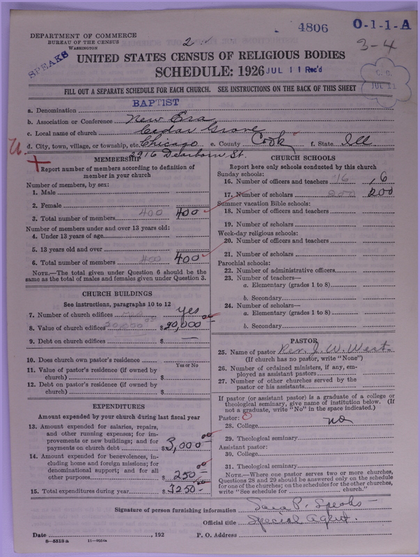 Scan of Negro Baptists: 4806