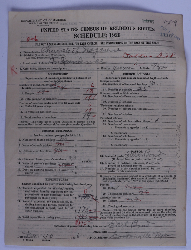 Scan of Church of the Nazarene: 1110