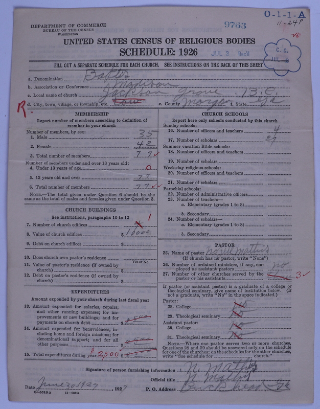 Scan of Negro Baptists: 9763
