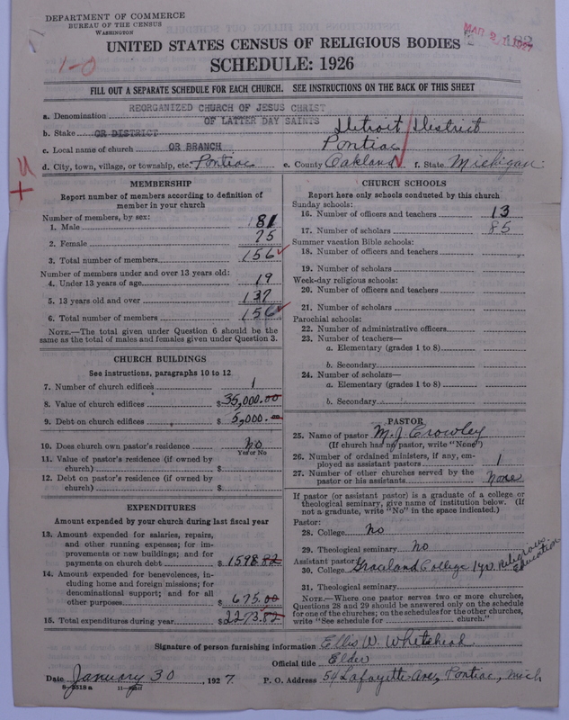 Scan of Reorganized Church of Jesus Christ of Latter Day Saints: 182