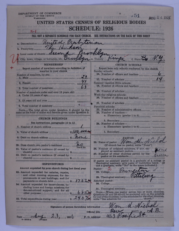 Scan of United Presbyterian Church of North America: 51