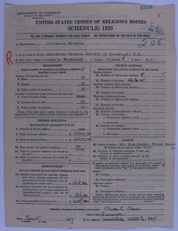 Scan of Church of Christ, Scientist: 1333