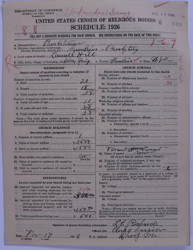 Scan of Presbyterian Church in the United States: 619