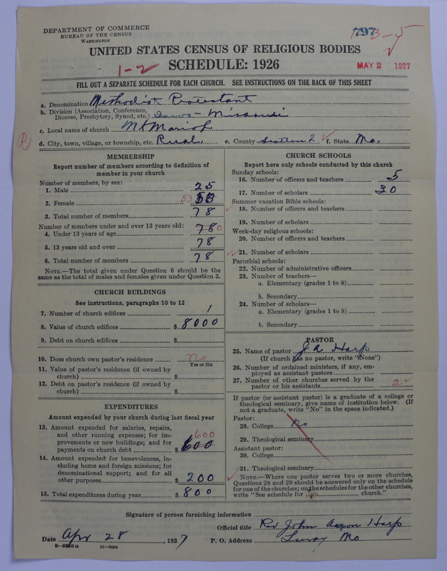 Scan of Methodist Protestant Church: 797