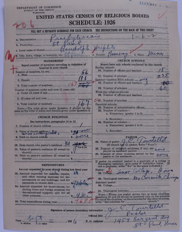 Scan of Presbyterian Church in the United States of America: 4605