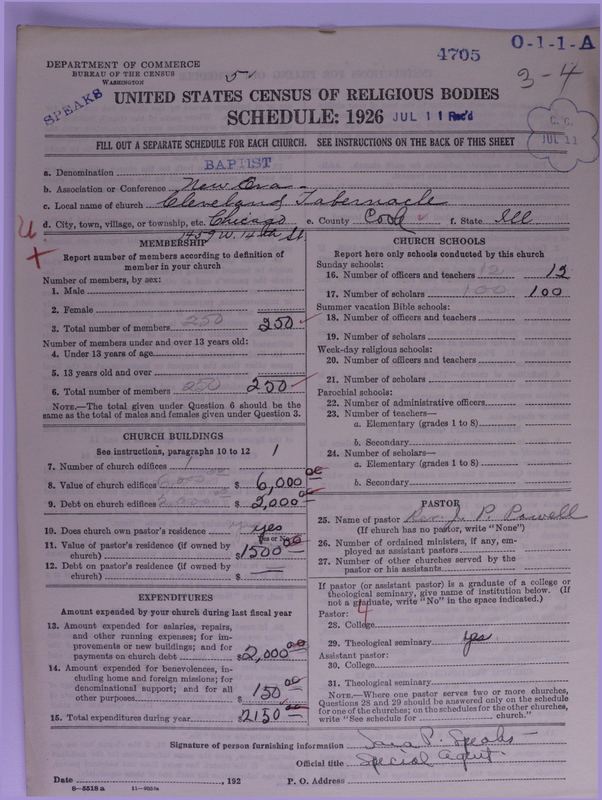 Scan of Negro Baptists: 4705