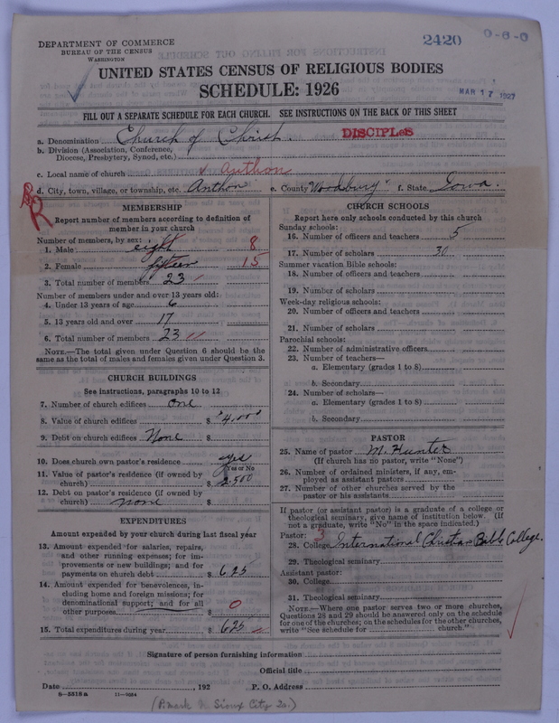 Scan of Disciples of Christ: 2420