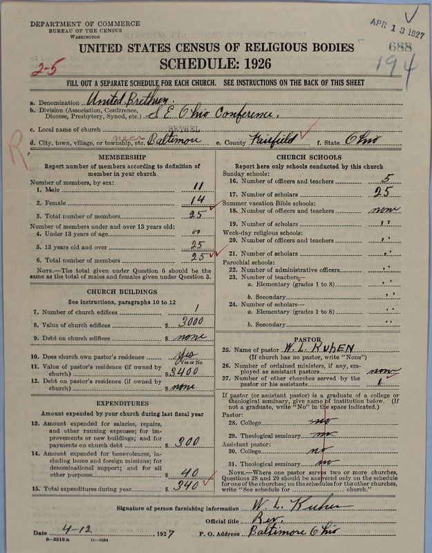 Scan of Church of the United Brethren in Christ: 688