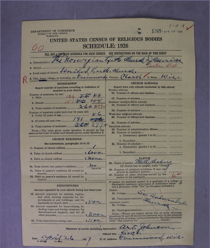 Scan of Norwegian Lutheran Church of America: 153