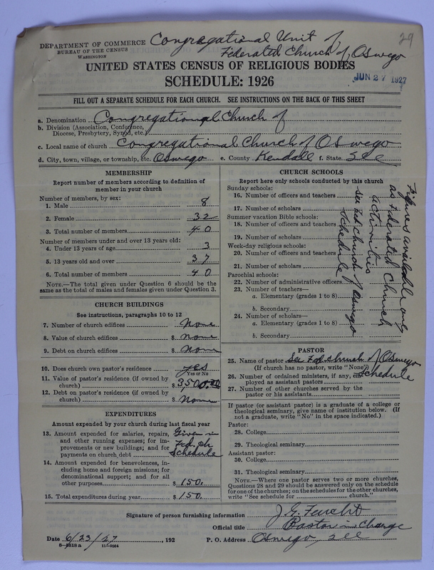 Scan of Federated Churches: 29