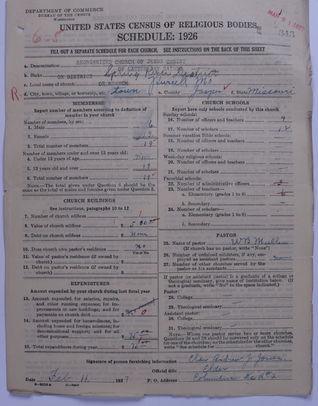 Scan of Reorganized Church of Jesus Christ of Latter Day Saints: 343